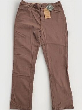 NWT LL Bean True Shape Jeans Womens 16 MTall Straight Leg High Rise Classic Fit